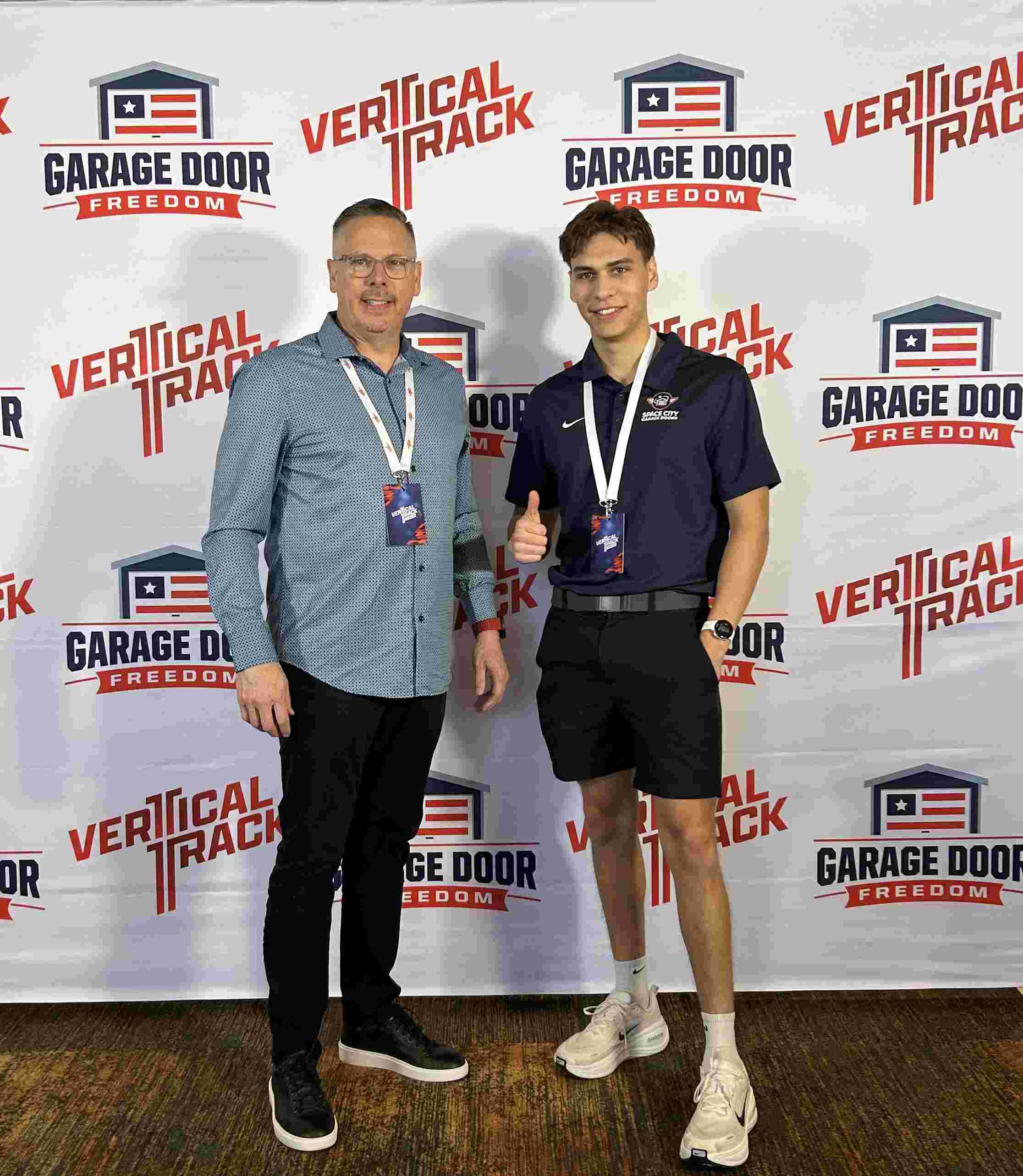 David and Daniel of Space City Garage Doors