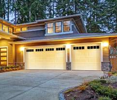 Traditional garage door